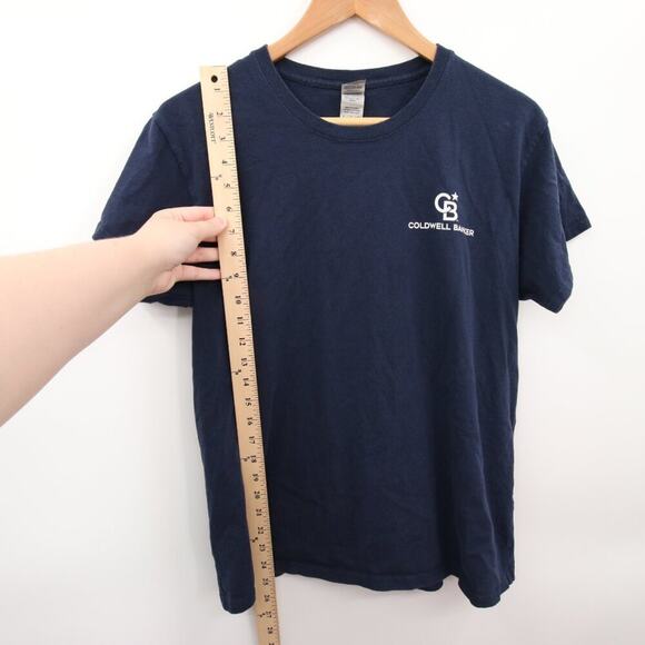 Coldwell Banker T-Shirt Navy Blue Logo Crewneck Short Sleeve Realtor Real Estate - Picture 4 of 15
